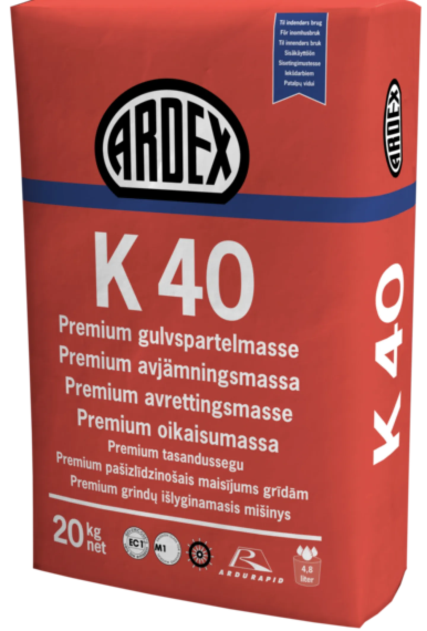 ARDEX Avjämningsmassa<AVJÄMNINGSMASSA K40 20KG