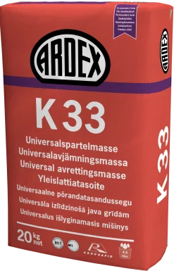 ARDEX AVJÄMNINGSMASSA K33 20KG LAGRINGSTID 12 MÅN Hot