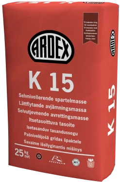 ARDEX AVJÄMNINGSMASSA K15 25KG LAGRINGSTID 12MÅN Sale