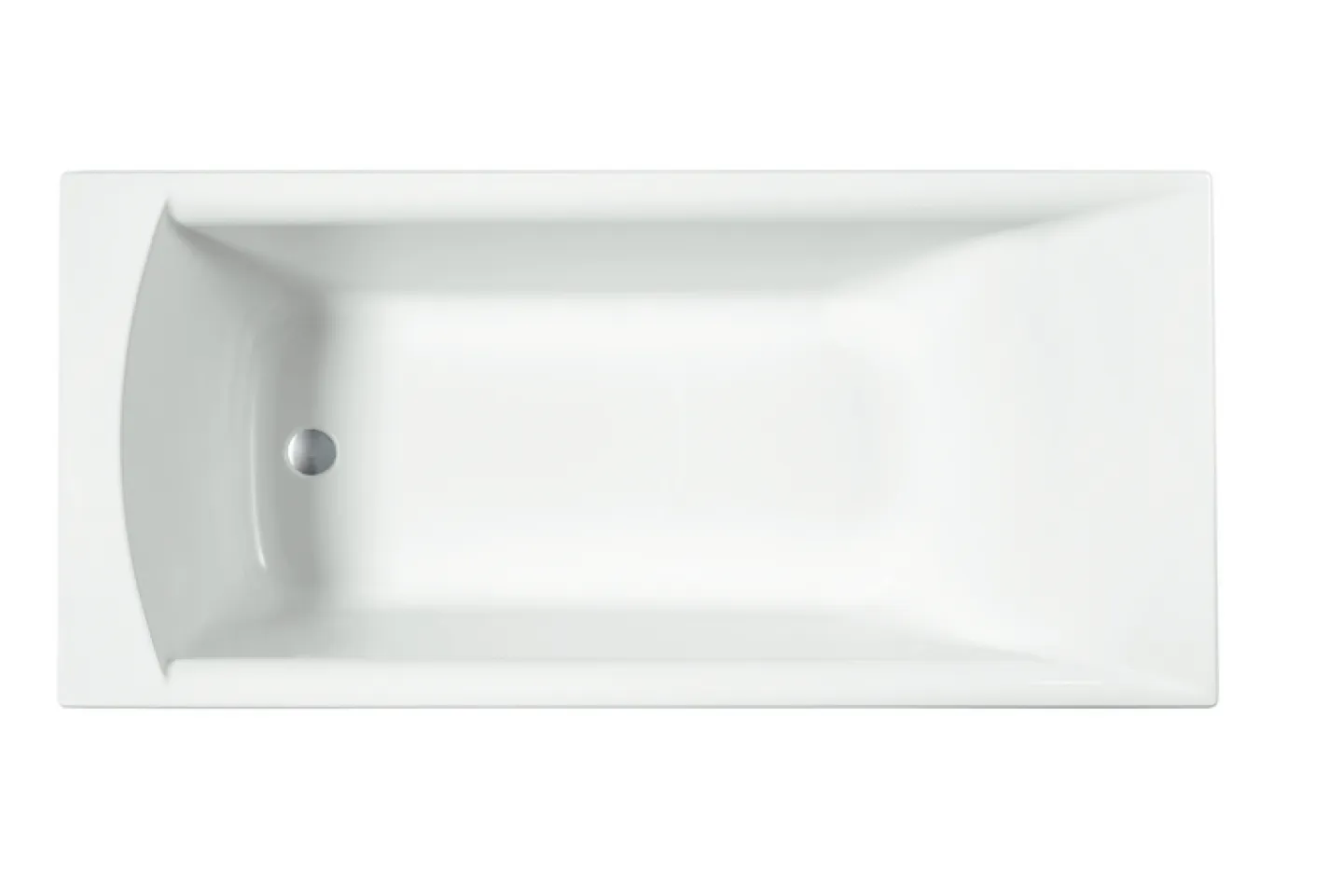 SVEDBERGS BADKAR KALIX VIT FRONT 160X75X58CM Hot