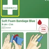 CEDERROTH Bandage Och Plåster<BANDAGE SOFT FOAM BLUE 6CM 2M