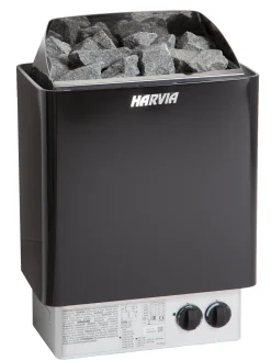 HARVIA Bastuaggregat Och Uppvärmning<BASTUAGGREGAT KIP60 6,0kW SVART (5-8M³) HBK600230