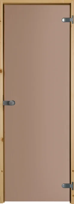 CELLO Bastudörrar<BASTUDÖRR GLAS 7X19 BRONS