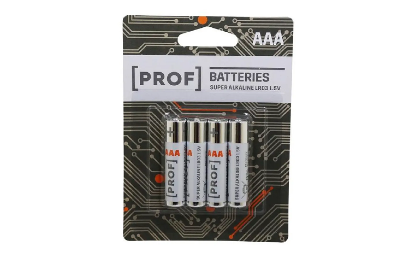 PROF BATTERI LR03 AAA 1 5V 4ST Sale