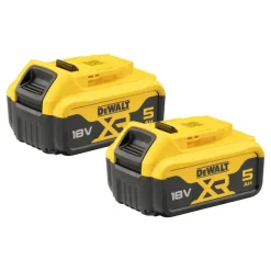 DEWALT BATTERISET DCB184P2-XJ XR 5AHX2 18V Outlet