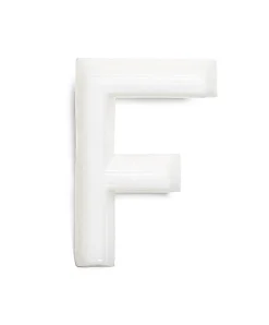 HABO BOKSTAV 1002 PLAST VIT F 13MM, 1002 13MM PLAST VIT F New