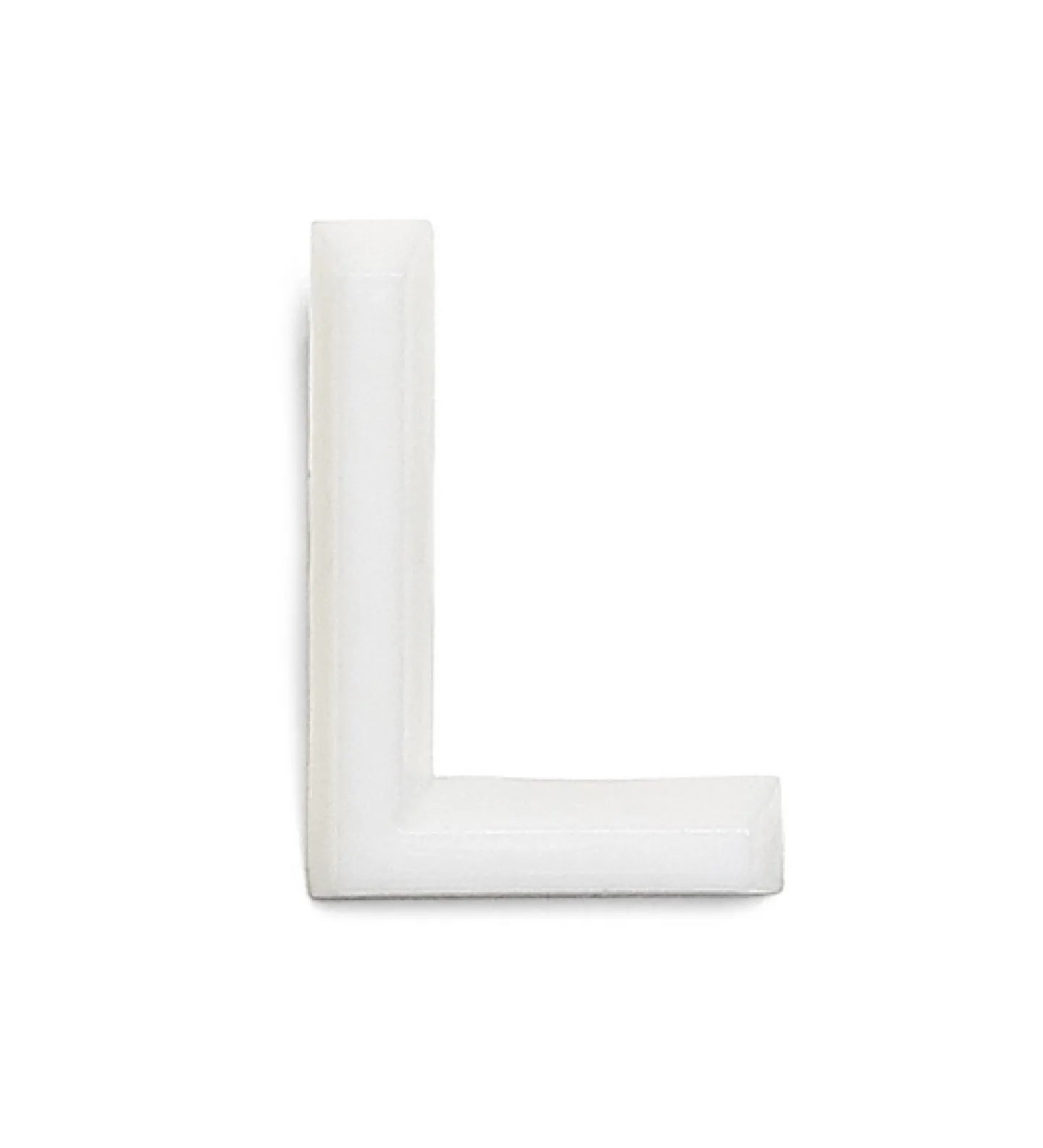 HABO BOKSTAV 1002 PLAST VIT L 13MM, 1002 13MM PLAST VIT L Outlet