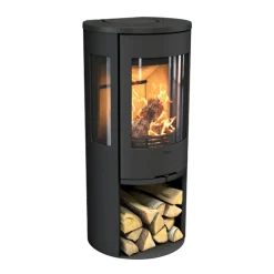 CONTURA Kaminer<BRASKAMIN 556 STYLE SVART GJUTEN TOPP