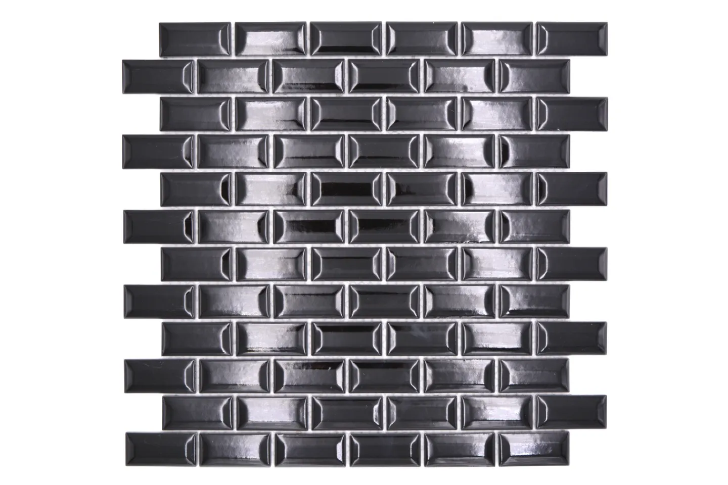 CELLO BRICK 2,3X4,8/30X30 SVART PER, MOSAIK BRICK 2,3X4,8/30X30 SVA Discount