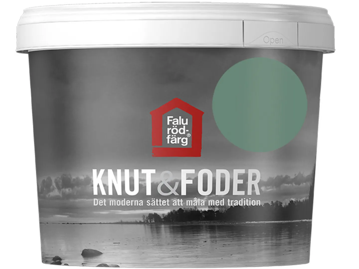 FALU RÖDFÄRG FALURÖDFÄRG KNUT&FODER GRÖN 1L, 1L New