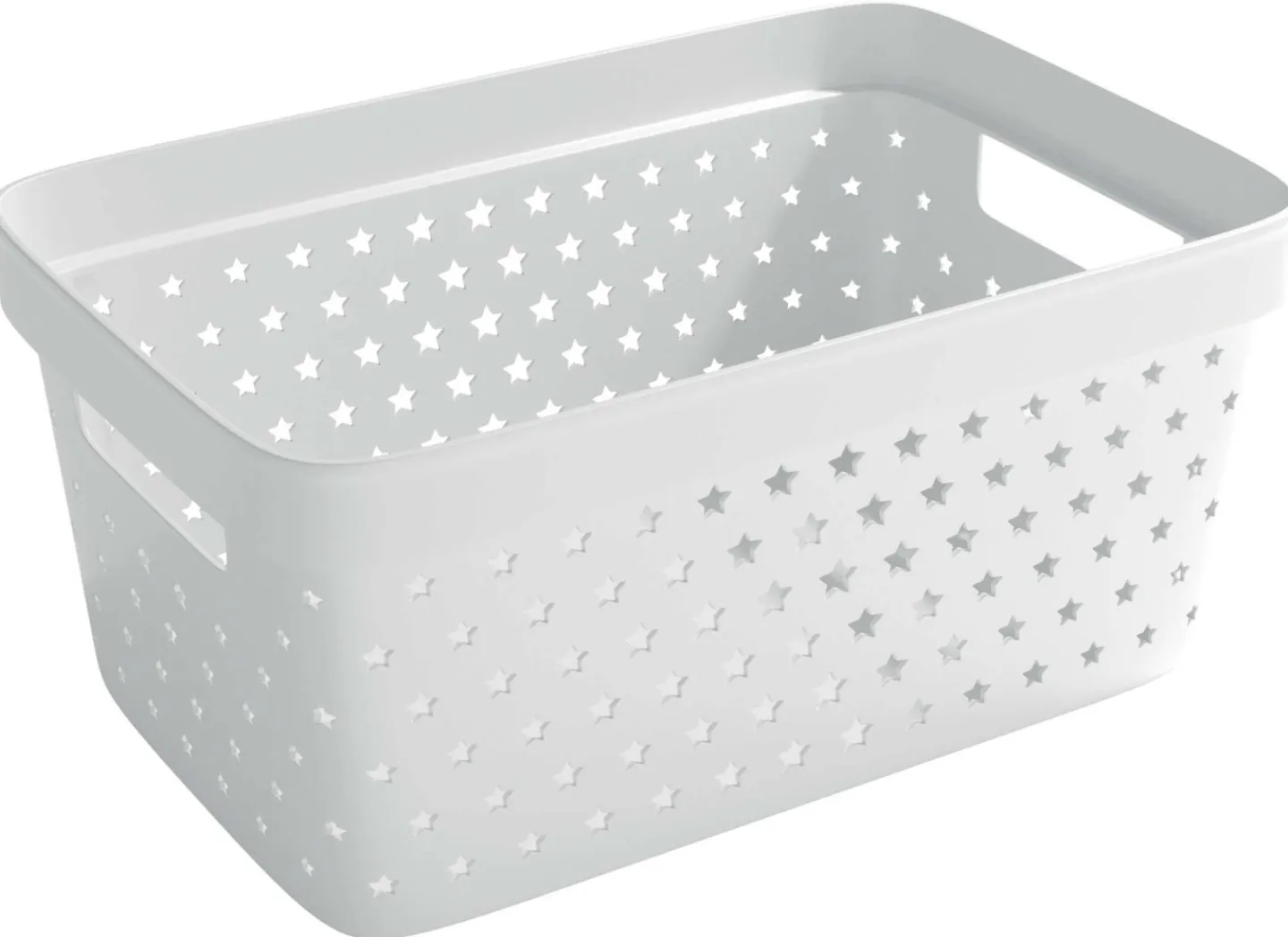 NORDISKA PLAST FÖRVARINGSKORG STAR BASKET VIT 4,5L Best