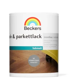 BECKERS Övrigt Golv<GOLV & PARKETTLACK HALVMATT 1L