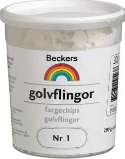BECKERS Färgtillbehör<GOLVFLINGOR 1 VIT 0,2KG