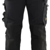 BLÅKLÄDER HANTVERKSBYXA 1790 1370, STRETCH SVART/SVART C54 Best