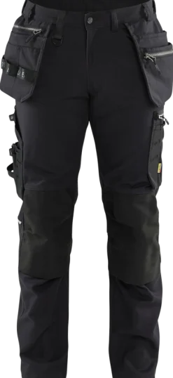 BLÅKLÄDER HANTVERKSBYXA 1790 1370, STRETCH SVART/SVART C54 Best