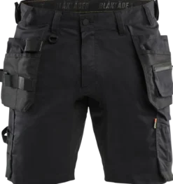 BLÅKLÄDER Shorts<HANTVERKSSHORTS 1752 1832 S 50, SVART STRETCH