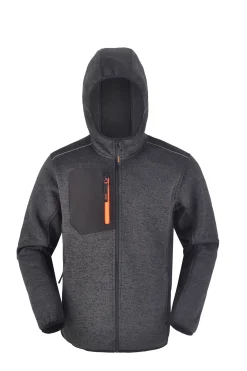 PROF HOODIE STICKAD SVART S New