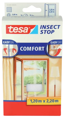 TESA Insektsnät<INSEKTSNÄT DÖRR 2X0,65X2,2 VIT 55389 COMFORT