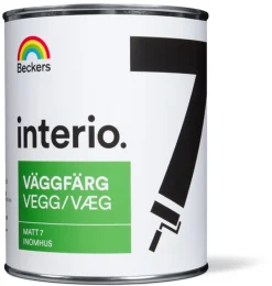 BECKERS Inomhusfärg<INTERIO 7 ANTIKVIT 1L, VÄGGFÄRG