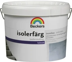 BECKERS Inomhusfärg<ISOLERFÄRG VIT 10L
