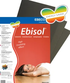EBECO Golvvärme<ISOLERSKIVA 6 GOLVVÄRME EBISOL 6MM 10-PACK 6 M2