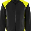 FRISTADS JACKA 7248 GSM SWEATSHIRT SVART/HIVIS GUL STL L Clearance