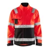 BLÅKLÄDER JACKA 4064 VARSEL KLASS3 RÖD M Sale