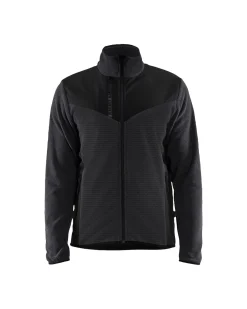 BLÅKLÄDER JACKA 5942 2536 STICKAD SOFT, SHELL ANTRACITGRÅ/SVART L