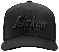 SNICKERS WORKWEAR KEPS TRUCKER SVART, ONE SIZE