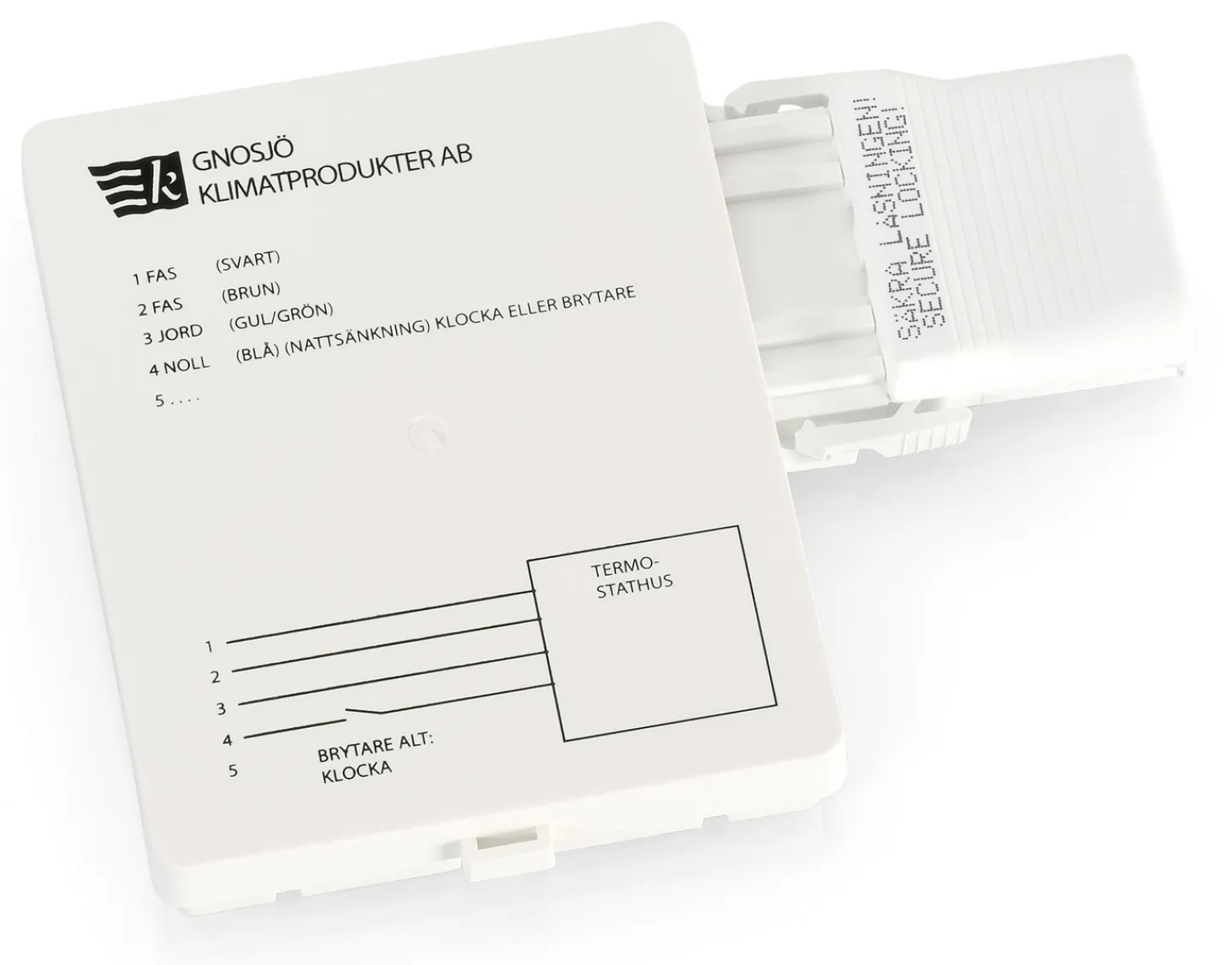 GNOSJÖ KLIMATPRODUKTER KOPPLINGSBOX 1314000 Best