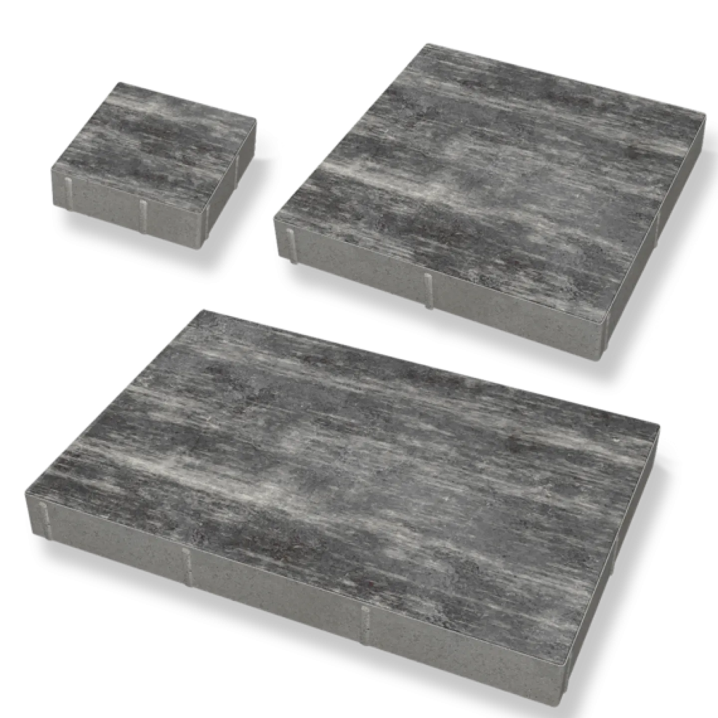 BENDERS MARKPLATTA CITY STORMIX MULTI SIZE GRÅ VIT SVARTMIX S 60MM