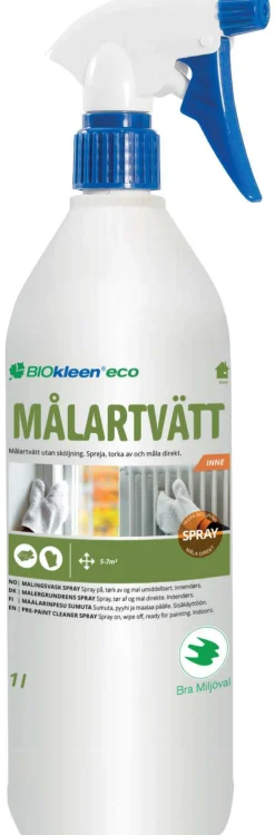 BIOKLEEN Övrigt Golv<MÅLARTVÄTT ECO SPRAY INNE 1L