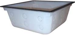 NO BRAND MONT.LÅDA HALOGEN LED VIT