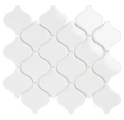 CELLO MOSAIK FLAME 28X24,6 WHITE GLOSSY/ARK, (K)10 ARK/KRT Best