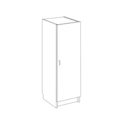BYGGELIT Garderober<PAKETGARDEROB 60CM ELIT, OBS! HÖJD 2080MM