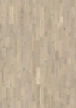 KÄHRS Parkettgolv<PARKETT EK SALT 3-STAV, MATTLACK VIT 3,4M²
