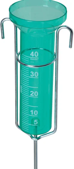 NYBY REGNMÄTARE ZINK M GRÖN MÄTGLAS Sale