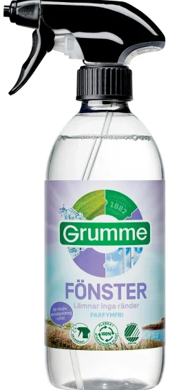 GRUMME Städ<RENGÖRINGSSPRAY FÖNSTER 500ML