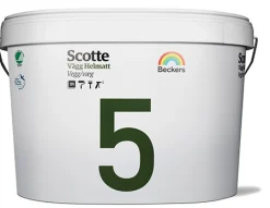BECKERS Inomhusfärg<SCOTTE 5 C-BAS OVAL 9L