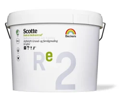 BECKERS Inomhusfärg<SCOTTE RE2 VIT/BAS A 4L GRUND&TAKFÄRG