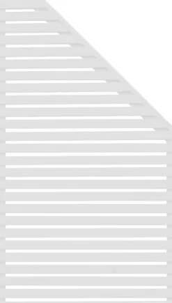 JABO SKÄRM HORIZONT 4 VIT 79X159X89 HÖGER New