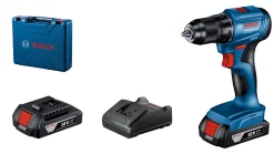 BOSCH Skruvdragare Och Borrmaskiner<SKRUVDRAGARE GSR 185-LI 2X2AH, CASE