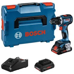 BOSCH SKRUVDRAGARE GSR 18V-90C 2X4AH PC L-BOXX Clearance