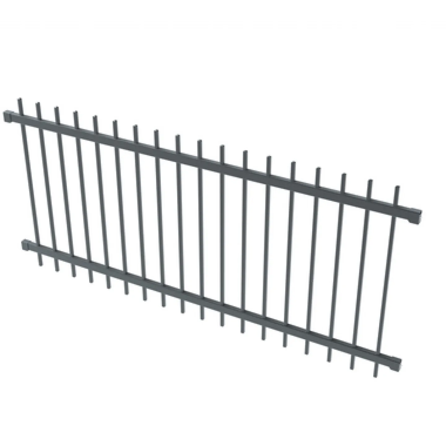 BENDERS Odla<SMIDESSTAKET CLASSIC HÖG, ANTRACIT 1975X900MM