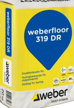 WEBER SAINT-GOBAIN SNABBSLIPSATS WEBER FLOOR 319 DR FIN 20KG Outlet