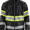 BLÅKLÄDER SOFTSHELLJACKA VARSEL 4494, 2513 SVART/VARSELGUL L Discount