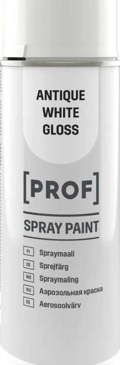 PROF SPRAYFÄRG ANTIK VIT 9010 Hot