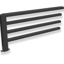 BENDERS Skärmar Och Staket<STAKET FUNKIS ANTRACIT BYGGPKT, ANTRACIT 1000X500MM