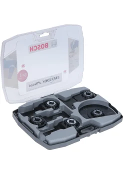 BOSCH Multimaskinstillbehör<STARLOCKSET WOOD 7DELAR