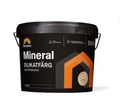 BECKERS Silikatfärg<TÄCKFÄRG MINERAL SILIKATFÄRG VIT/SA 9L